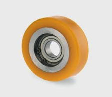 poly coated wheels